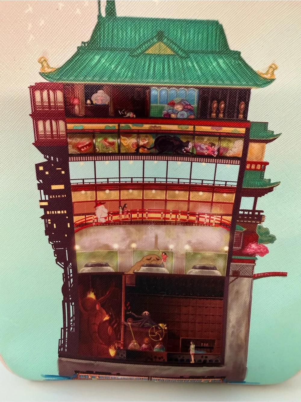 Loungefly Studio Ghibli Spirited Away Bathhouse Mini Backpack BoxLunch Exclusive